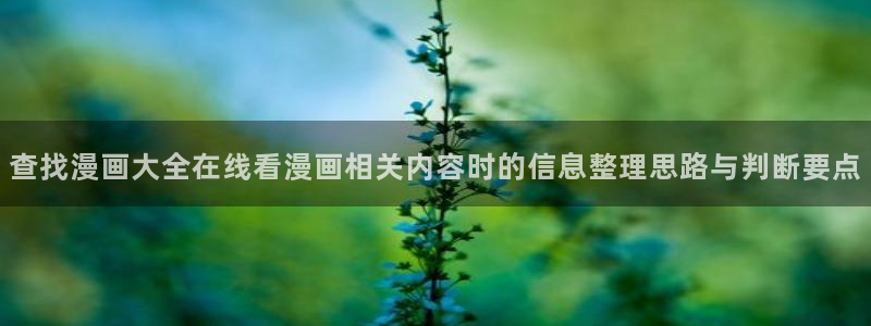 漫蛙漫画网页版导航